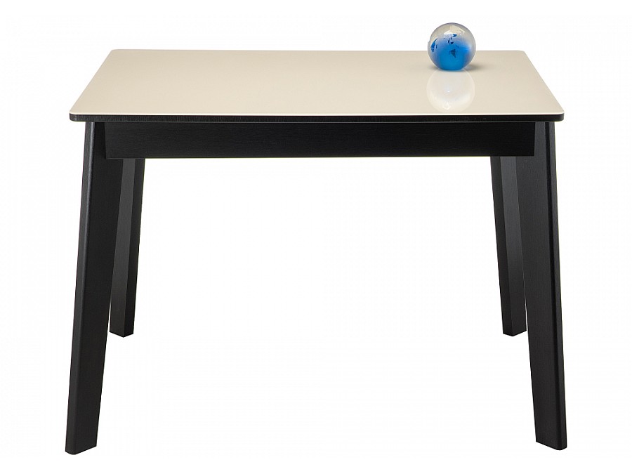 Стол стеклянный Арья венге / сливочно-кремовый