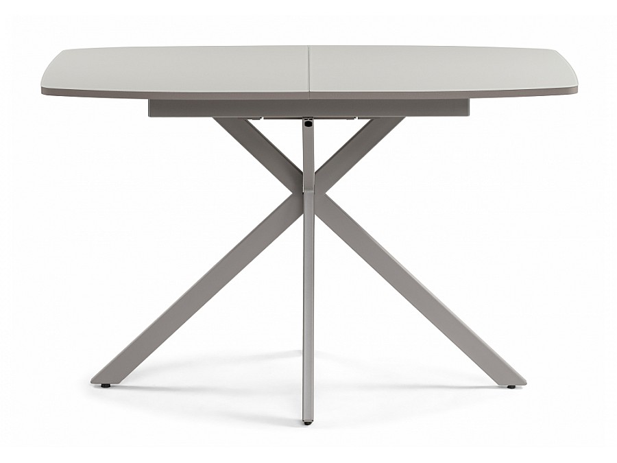 Стол стеклянный Тамаса 120(150)х70х76 матовое стекло латте / капучино