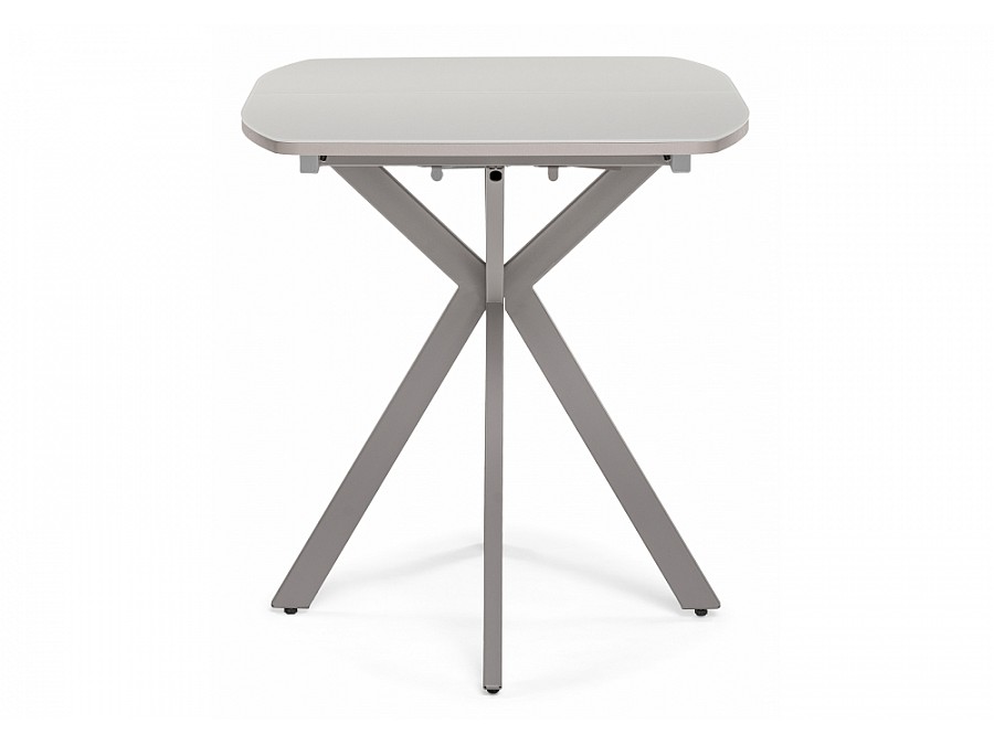 Стол стеклянный Тамаса 120(150)х70х76 матовое стекло латте / капучино