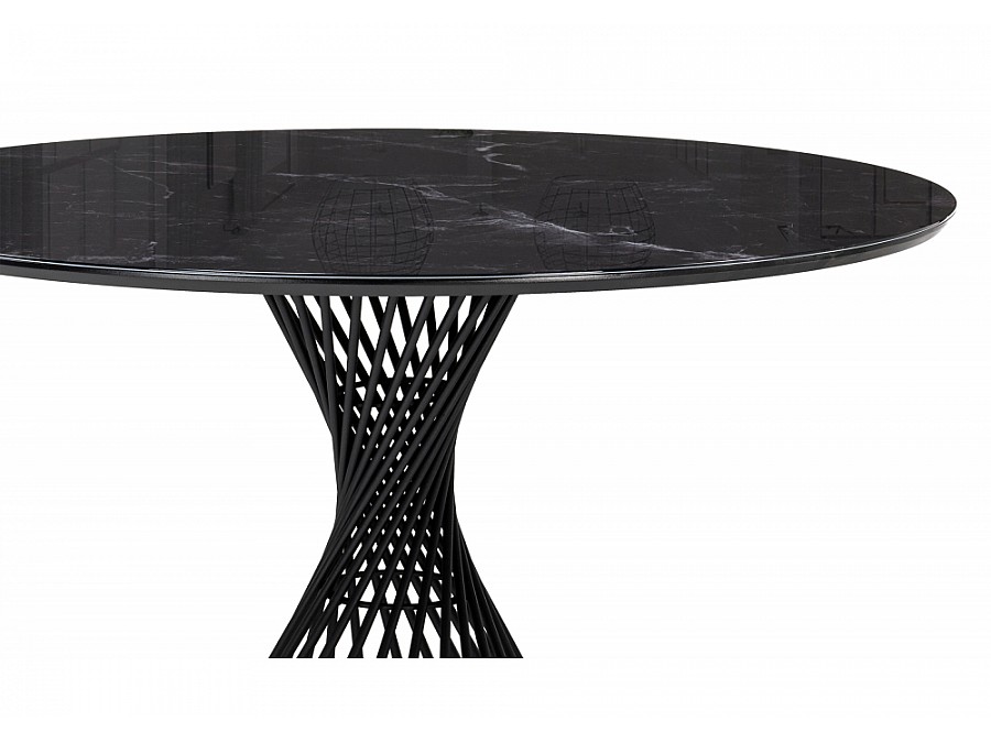 Вивиен 110 черный мрамор / черный