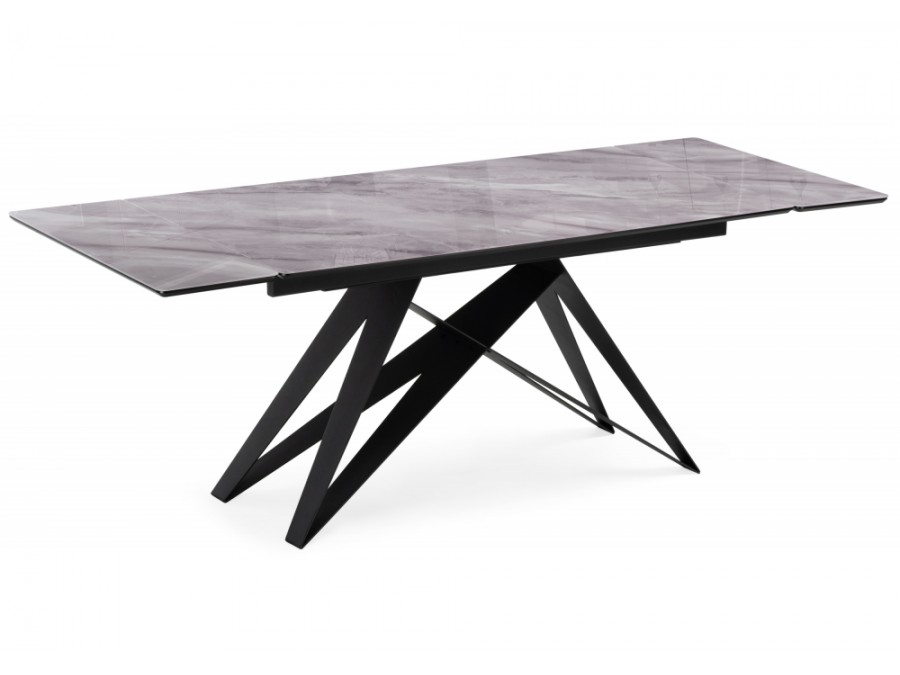 Блэкберн 140(200)х80 кристл серый мрамор / черный