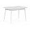Стол стеклянный Бейкер 120(152)х70х75 белый