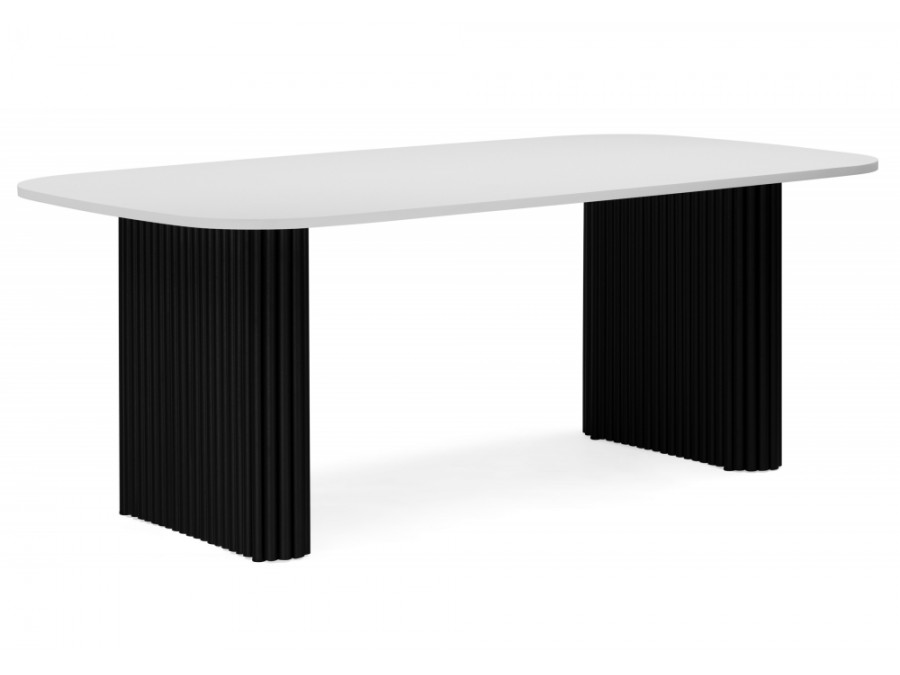 Бавария B 200 х 90 белая пленка шагрень / черный