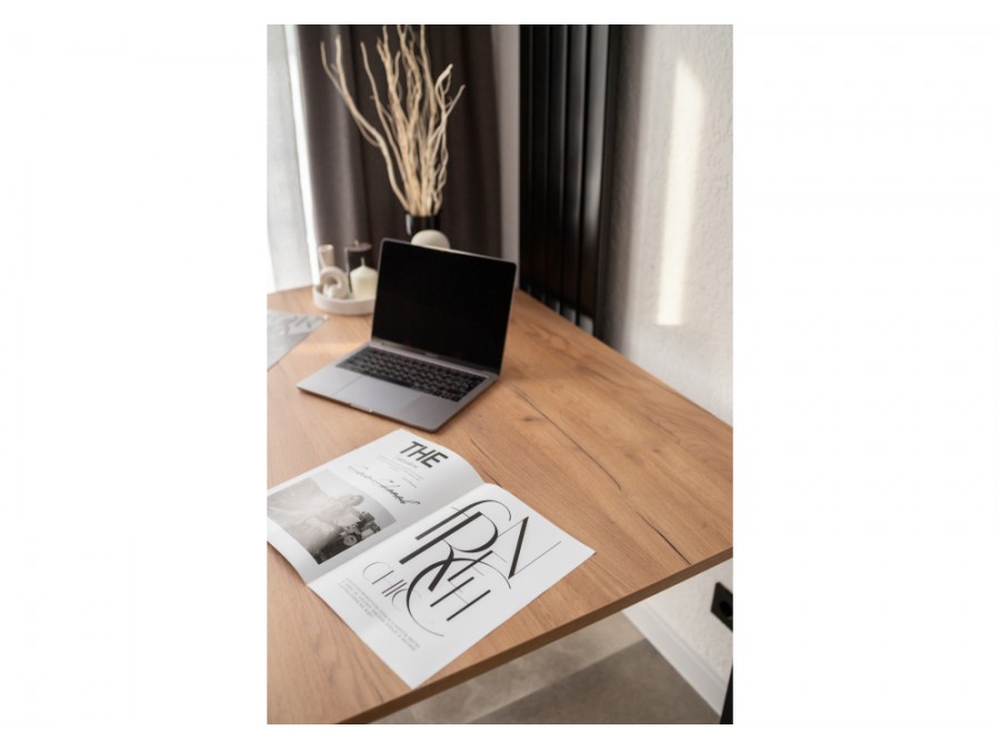 Лиман 117 х 77 дуб крафт золотой / черный матовый