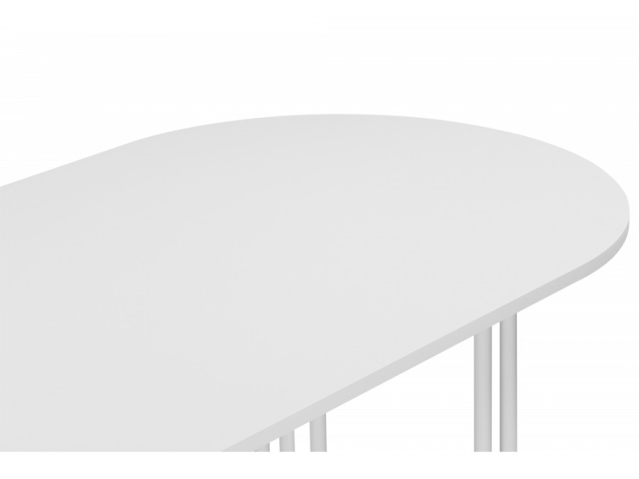 Хьюго О 200 х 90 белая шагрень пленка / белые ноги