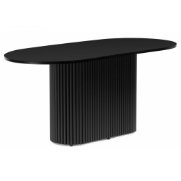 Барон О 160 х 90 черная пленка шагрень / черные ноги