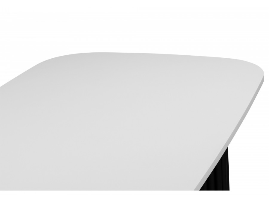 Бавария B 160 х 90 белая пленка шагрень / черный