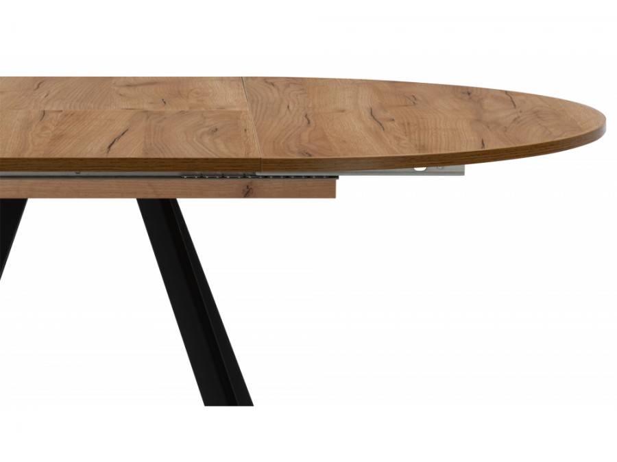 Курт 90 / 130 дуб крафт золотой / черный матовый