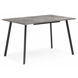 Кортни 117 (157) x 77 бетон светлый / черный матовый