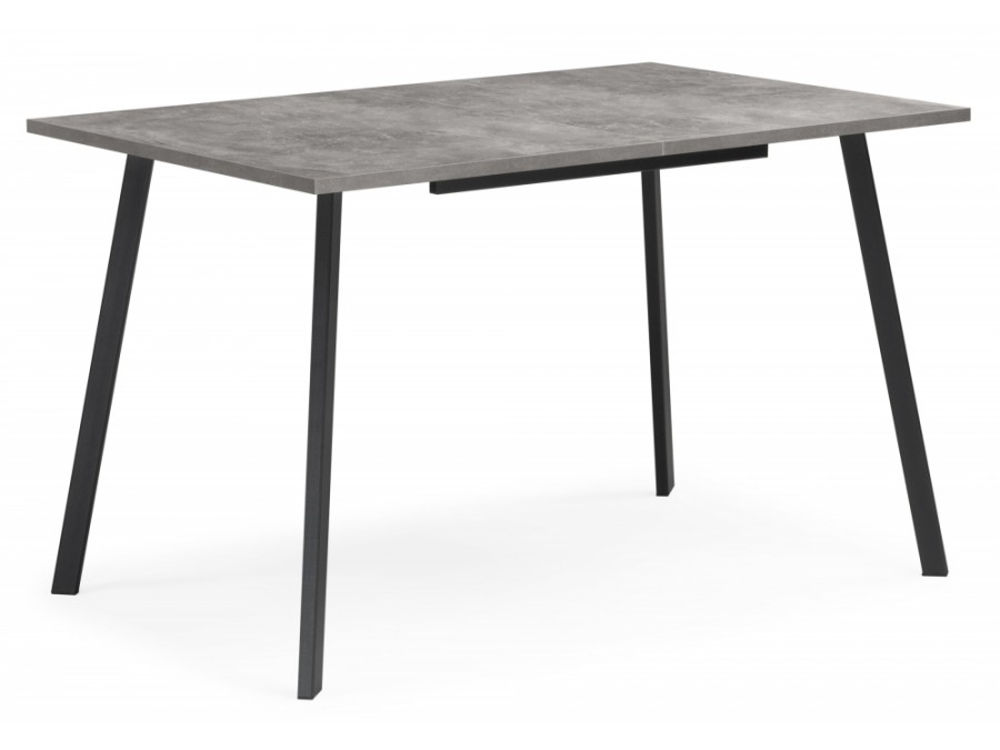 Кортни 117 (157) x 77 бетон светлый / черный матовый