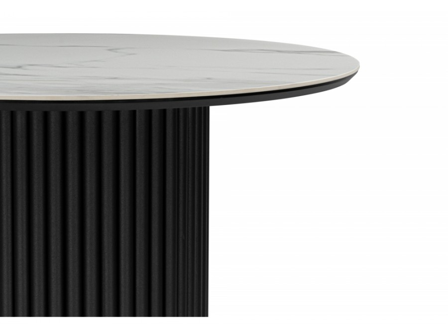 Барел 90 белый мрамор snow white / черный