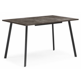 Кортни 117 (157) x 77 бетон темный / черный матовый