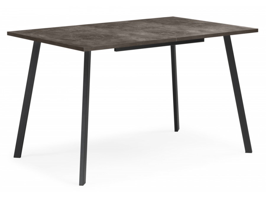 Кортни 117 (157) x 77 бетон темный / черный матовый