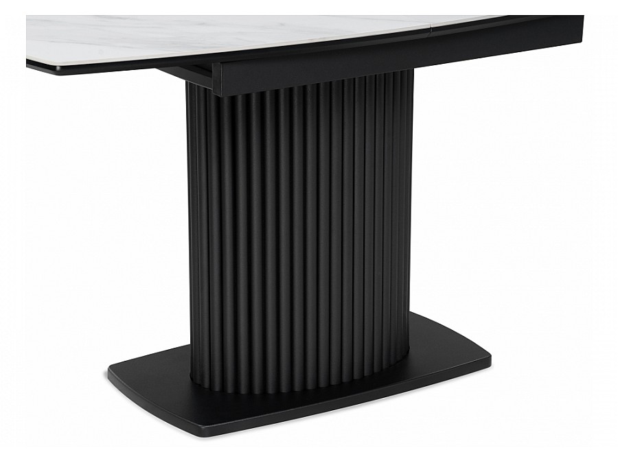 Фестер 140(180)х80 белый мрамор snow white / черный