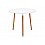 Стол деревянный Lorini 80х73 white / wood