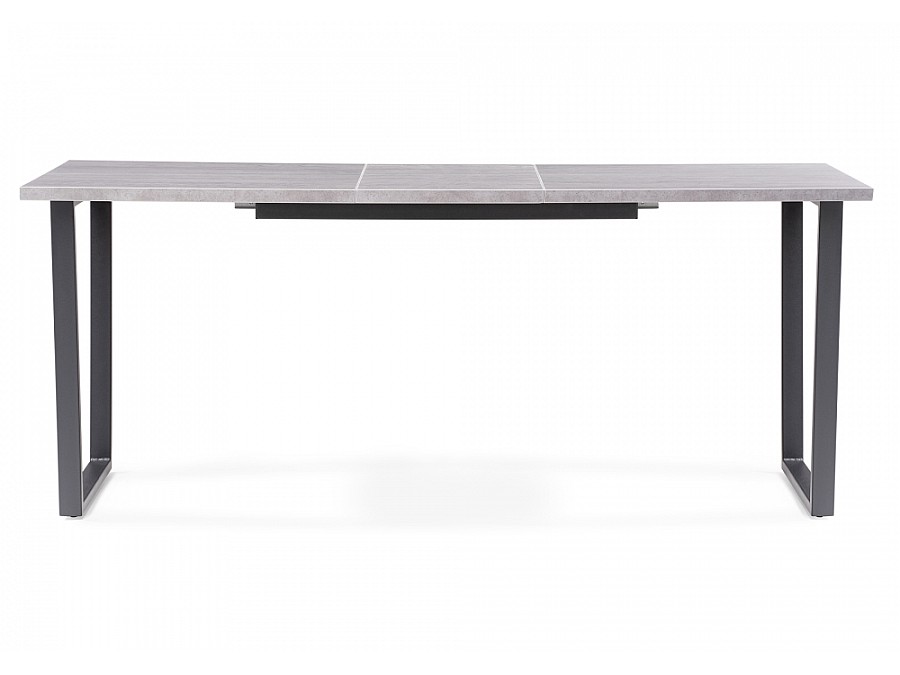 Стол деревянный Лота Лофт 140(180)х80х74 25 мм  бетон / черный матовый