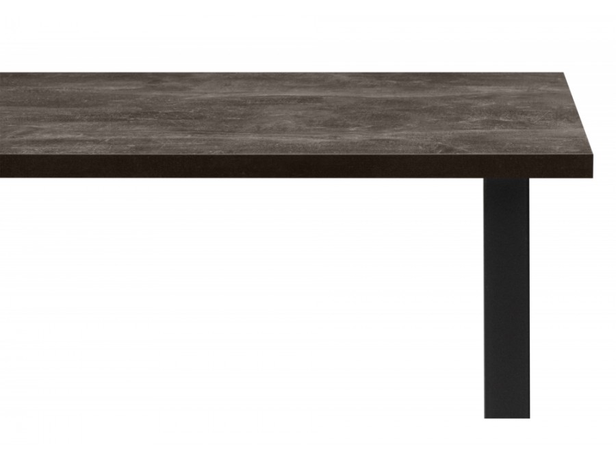 Лиман 117 х 77 бетон темный / черный матовый