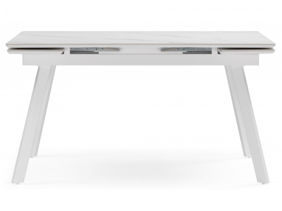 Норман 140 (200) х 80 белый мрамор alpin white / snow white / белый