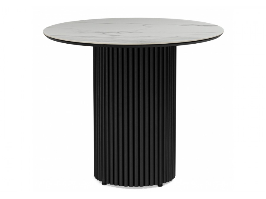 Барел 90 белый мрамор snow white / черный