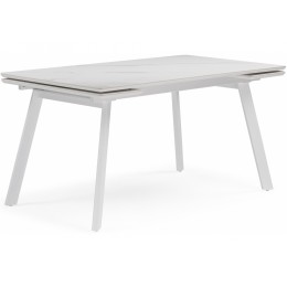 Норман 140 (200) х 80 белый мрамор alpin white / snow white / белый