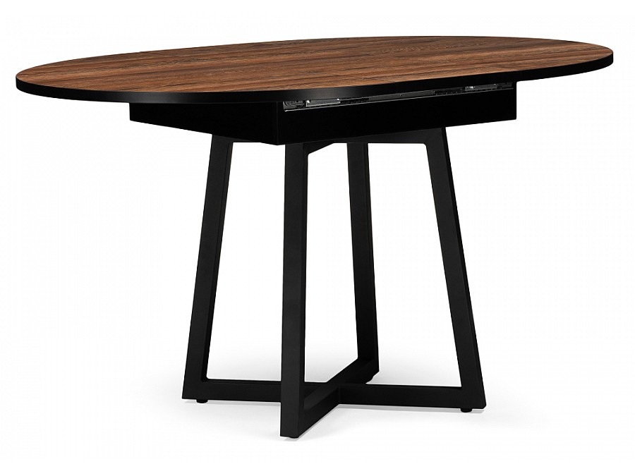 Стол деревянный Регна 100(130)х100х75 дерево / черный