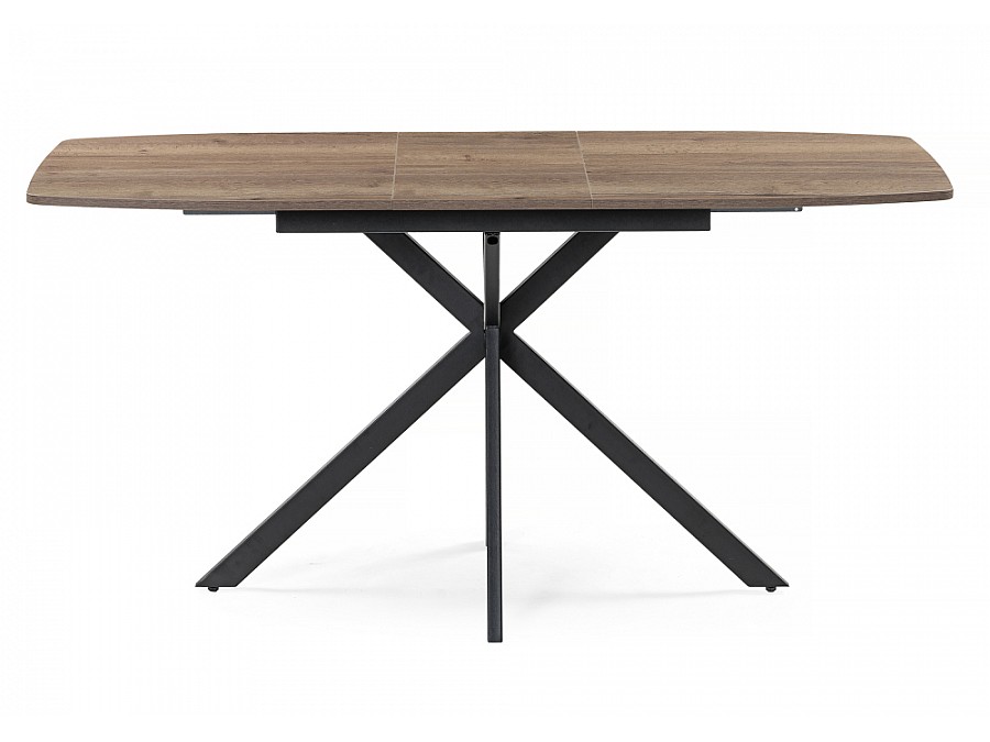 Стол деревянный Тамаса 120(150)х70х76 дуб галифакс табак / черный