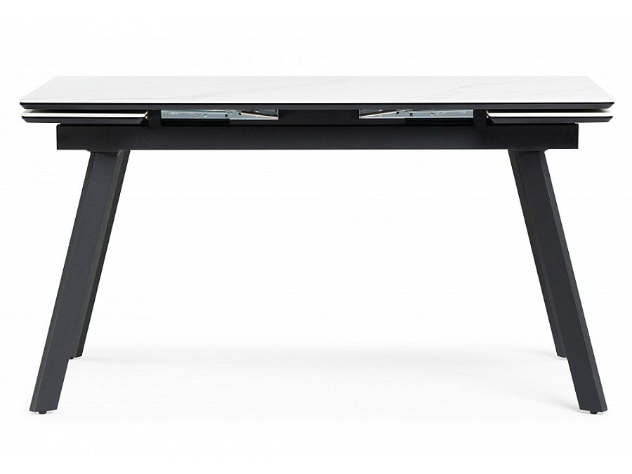 Норман 140(200)х80х75 белый мрамор alpin white / черный