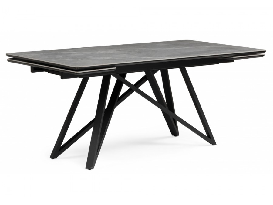 Вилсон 140(200)х80 серый мрамор larka grey / черный