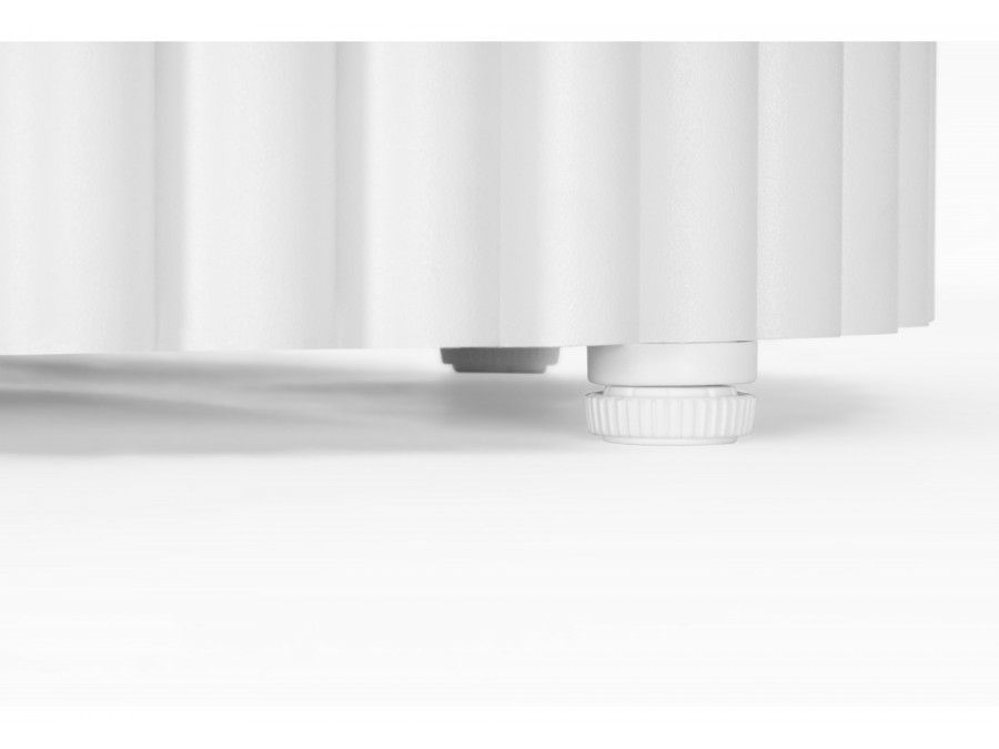 Барон О 200 х 90 черная пленка шагрень / белые ноги