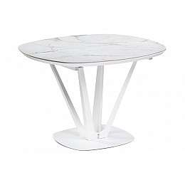 Керамический стол Азраун 110(150)х110х75 белый