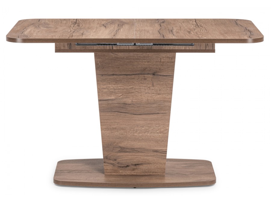 Стол деревянный Токио-28 120(152)х75х75 дуб табачный / антрацит