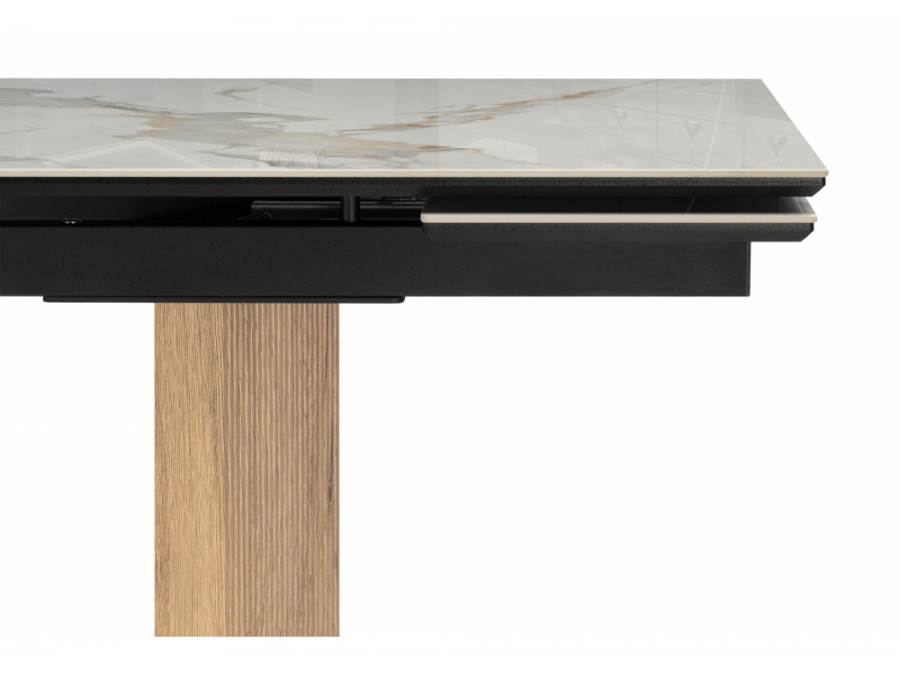 Монерон 180(240)x90 calacatta gold / дуб монтана