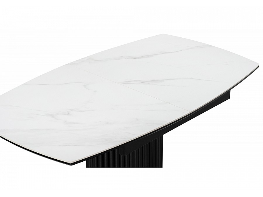 Фестер 140(180)х80 белый мрамор snow white / черный