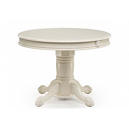 Стол деревянный Альфред круглый крем