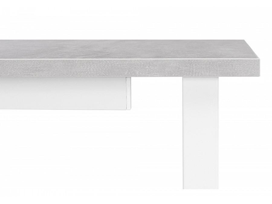 раскладной Лота Лофт 120 25 мм бетон / белый матовый