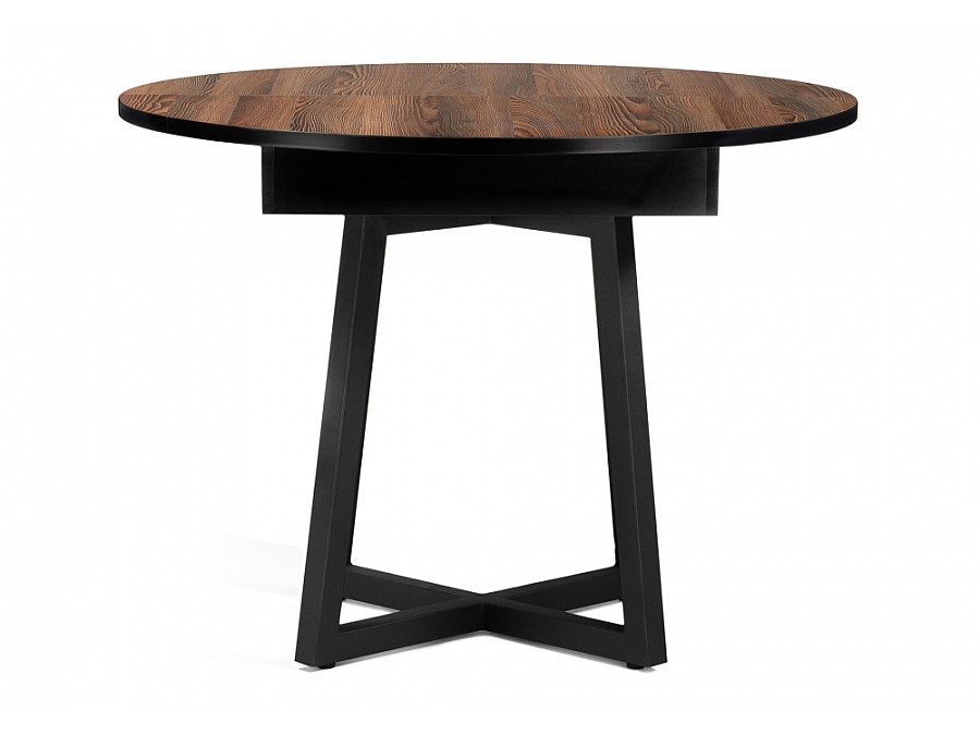 Стол деревянный Регна 100(130)х100х75 дерево / черный