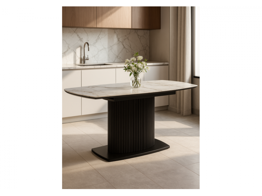 Фестер 160(205)х90 gilt white / черный