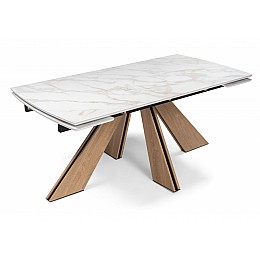 Керамический стол Шаннон 180(240)х90х79 carla larkinm / дуб монтана