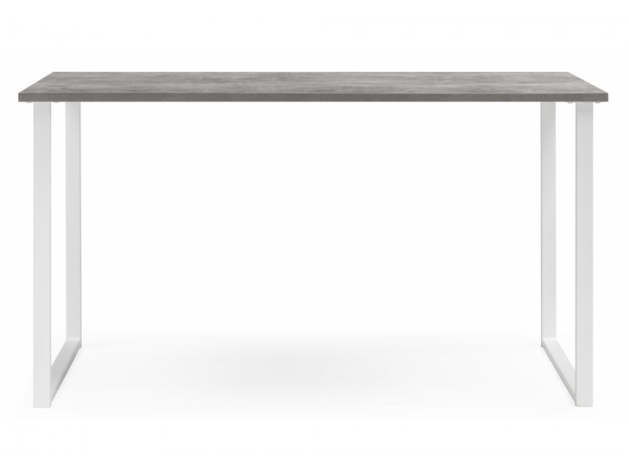 Лиман 140 x 80 бетон светлый / белый матовый