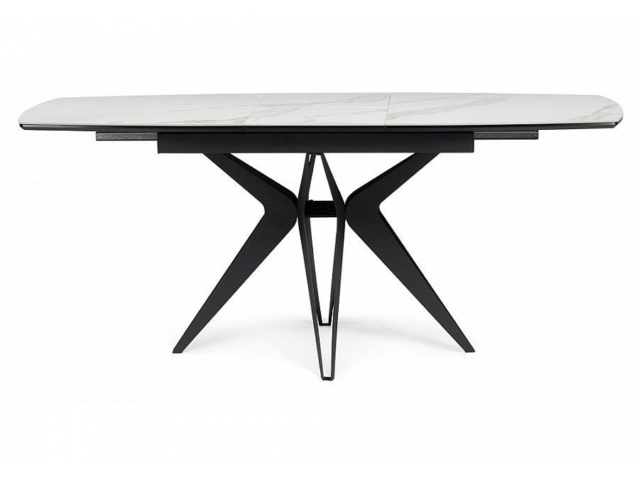 Риполь 140(180)х80 белый мрамор snow white / черный