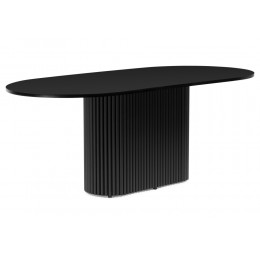 Барон О 180 х 90 черная пленка шагрень / черные ноги