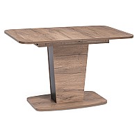 Стол деревянный Токио-28 120(152)х75х75 дуб табачный / антрацит