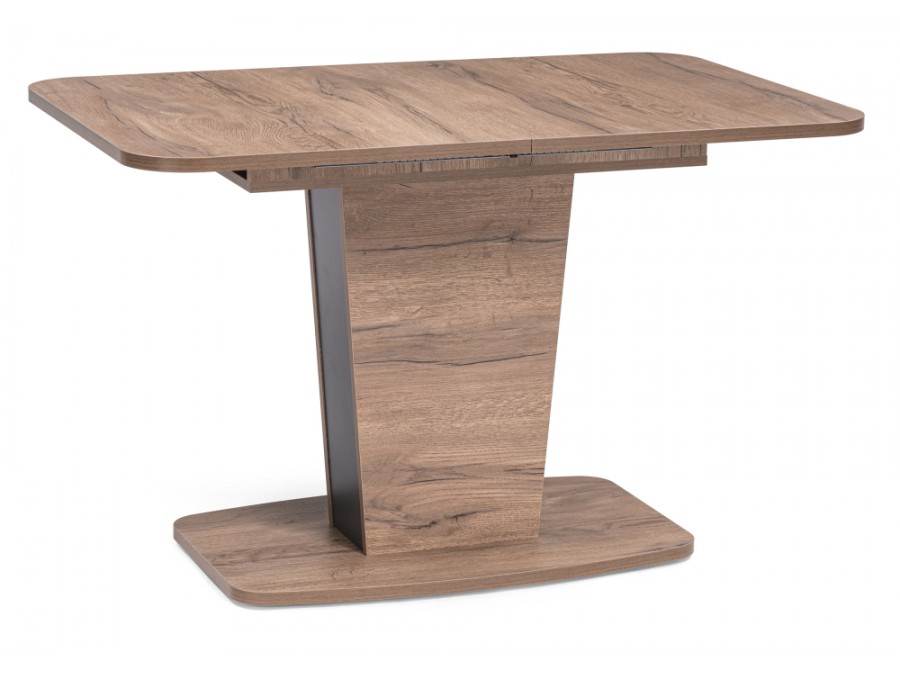 Стол деревянный Токио-28 120(152)х75х75 дуб табачный / антрацит