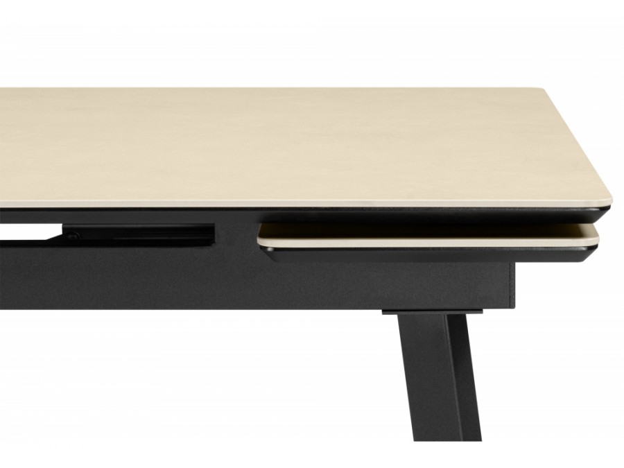 Норман 120(180)х80 okara light yellow / черный