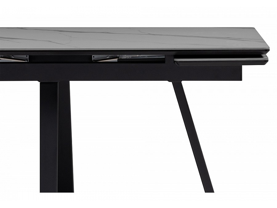 Памелла 140(200)х80 серый мрамор larka grey / черный