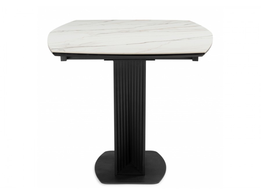 Вейл 160(205)х89 gilt white / черный