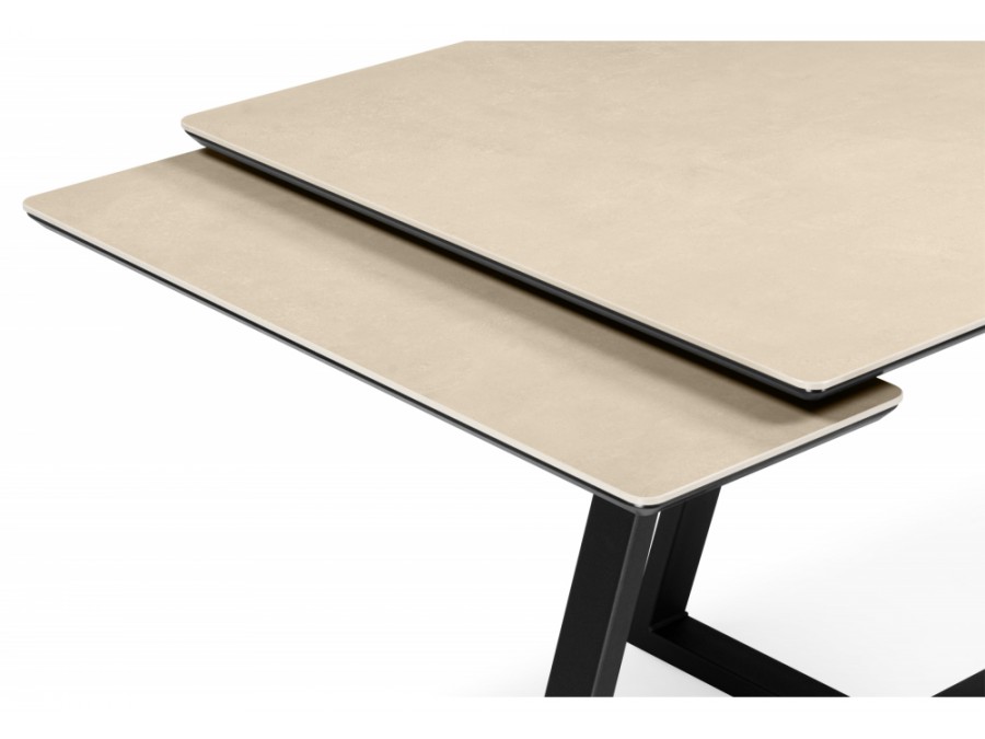 Памелла 120(180)х80 okara light yellow / черный