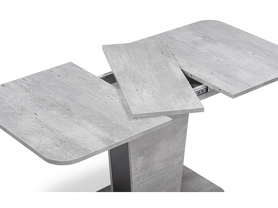 Стол деревянный Токио-28 120(152)х75х75 метрополитан грей / антрацит