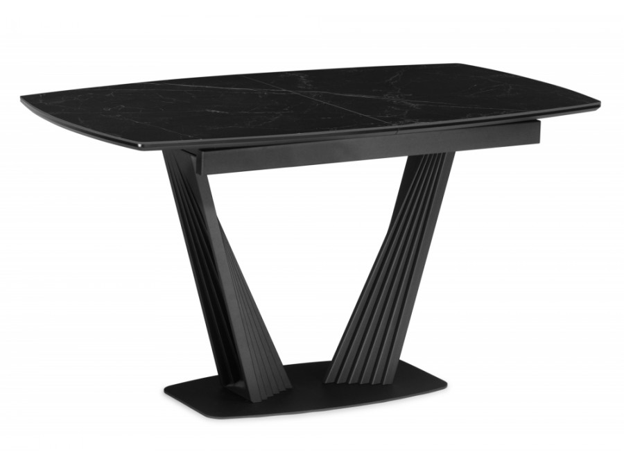 Вейл 160(205)х89 черный мрамор shakespeare black / черный