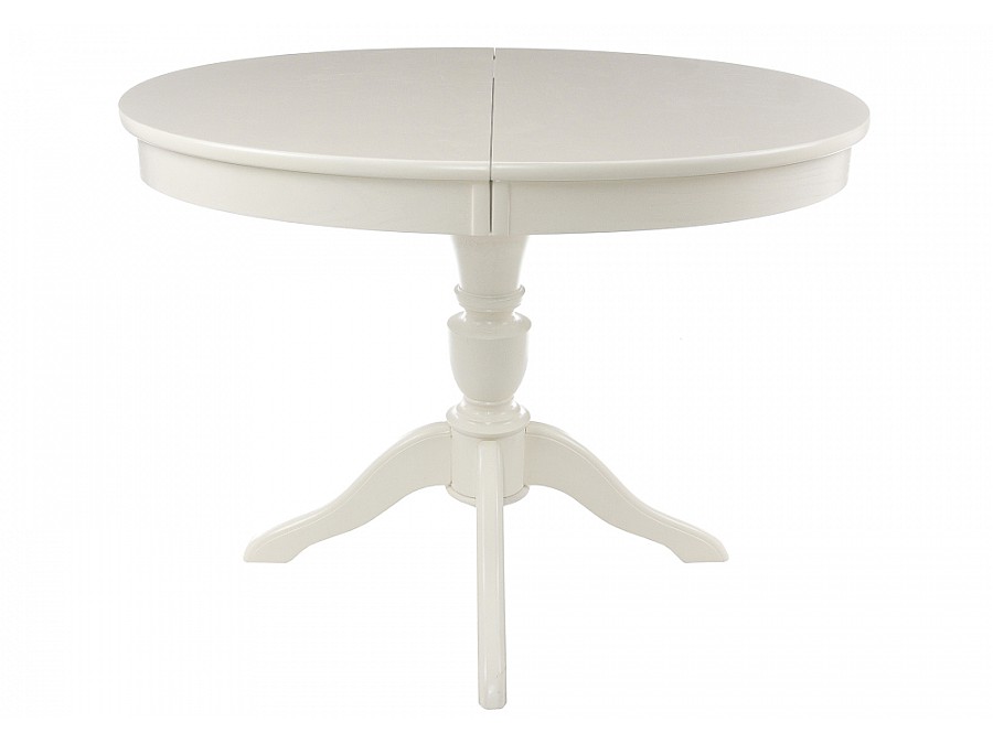 Стол деревянный Arno 106(141)х75х76 без патины / молочный